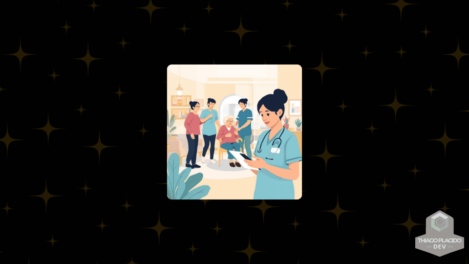 Preview do app Alpha1 para plantões